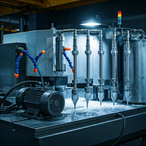 Sam - 因以前簽保密條約，所以沒有圖面可看
CNC 中心出水機 (示意圖)
有作過研發部工程師
