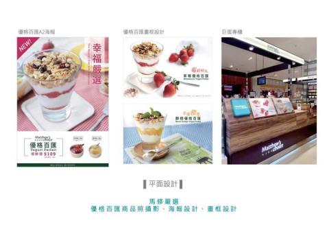 日花設計工作室 - ▌平面設計
馬修嚴選 優格百匯商品照攝影、海報設計、畫框設計