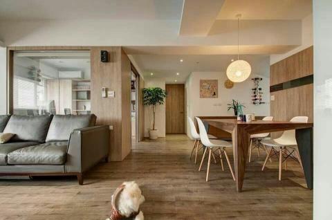 吉企空間規劃 - 在都市叢林中創造出屬於自己的森林.溫暖北歐風冰冷的水泥都市營造家庭的溫度.