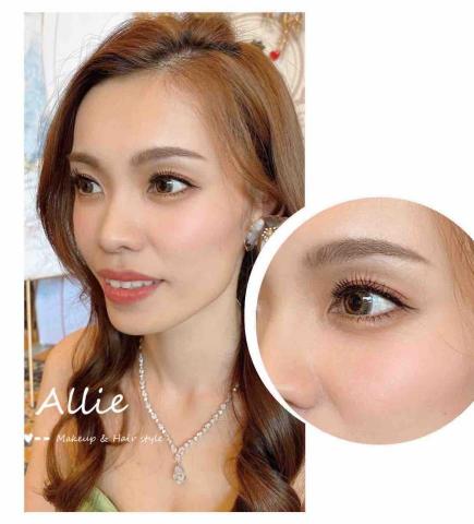 蘿曼蒂專業髮妝造型-新秘Allie - 
