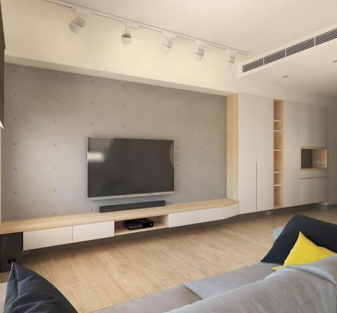 奇異果工作室 - 君邑電視牆3D示意圖