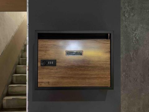 房東.戶登.營登(發票.收據) - 高級質感木紋密碼信箱