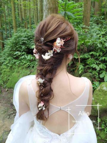蘿曼蒂專業髮妝造型-新秘Allie - 