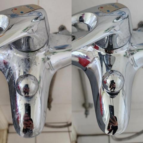 懶貓22號空間清潔企業社 - 水龍頭水垢皂垢清潔