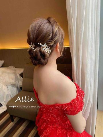 蘿曼蒂專業髮妝造型-新秘Allie - 