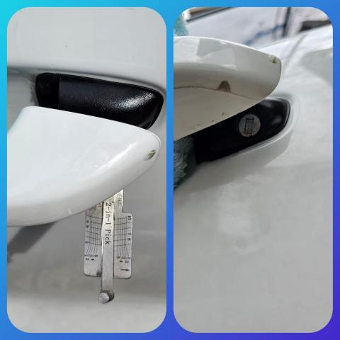 大安鎖印店 - 2023 Porsche cayenne 新款保時捷凱燕 鑰匙反鎖 鎖心開鎖 不傷車身