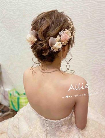 蘿曼蒂專業髮妝造型-新秘Allie - 