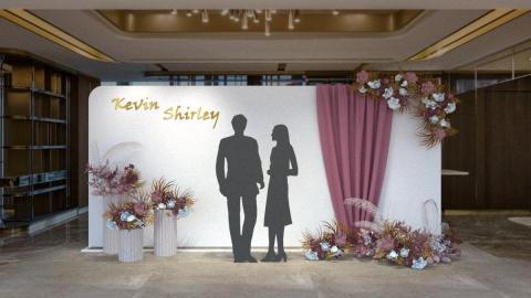 I Shan Chiu - 婚禮背板設計