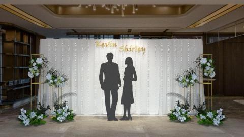 I Shan Chiu - 婚禮背板設計