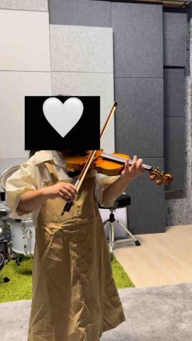 小提琴、鋼琴、音樂律動團體班 - 幼稚園大班初學小提琴上課紀錄～