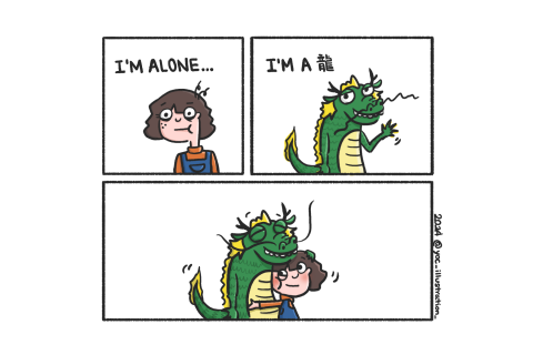 右膝 / YOC illustration - 