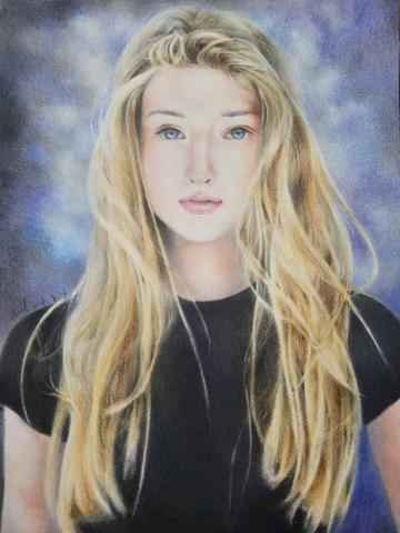 陳芃蓁 - 色鉛／人物練習