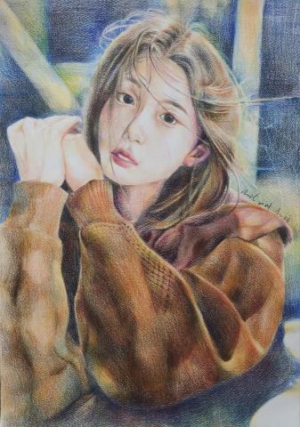 陳芃蓁 - 色鉛／人物