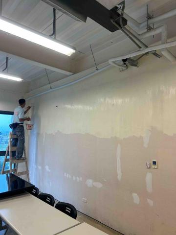 昌美油漆公司 - 教會牆面重新油漆