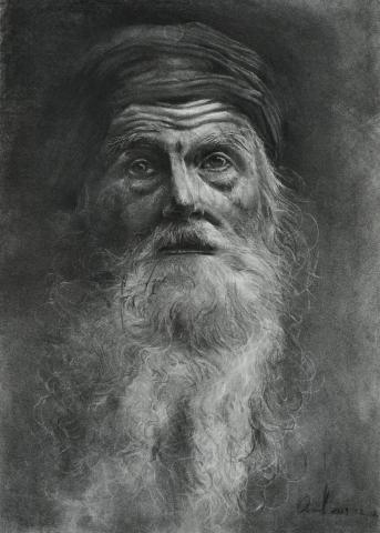 陳芃蓁 - 炭筆／人物