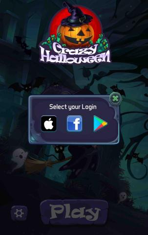 洪建忠 - 瘋狂萬聖節登錄畫面