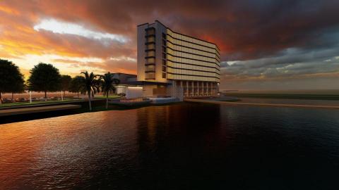 ji mmy - 某飯店電腦3D渲染作品練習