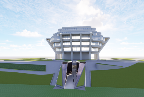 ji mmy - 圖書館電腦3D渲染作品