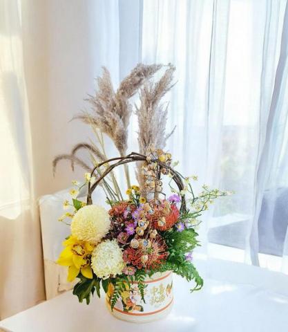 Milk's花藝×芳療×藝術手作工作室 - 中秋節花藝