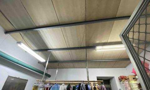 小隆水電 - 晾衣間太暗新增山形燈具（新增後）