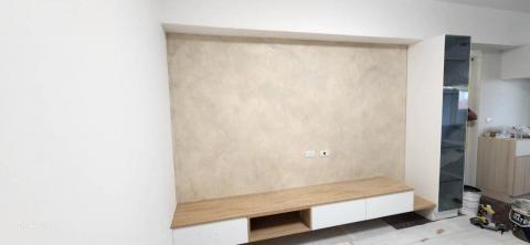 秝研油漆 防水工程 - 新竹市社區：慶華綠晶 全室乳膠漆+跳色油漆+門框噴漆虹牌鄉居+I白+司曼特燕麥黃+得利女裝灰+廁所矽酸鈣板上漆+矽立康，完成品