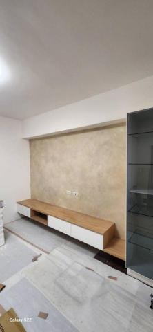 秝研油漆 防水工程 - 新竹市社區：慶華綠晶 全室乳膠漆+跳色油漆+門框噴漆虹牌鄉居+I白+司曼特燕麥黃+得利女裝灰+廁所矽酸鈣板上漆+矽立康，完成品