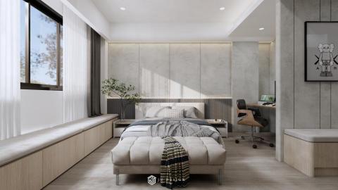 京宇空間設計有限公司 - 總安街張公館-主臥室設計
