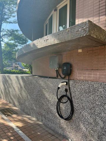 肯鑫電機 - 充電樁-公司戶外公共車位-安裝