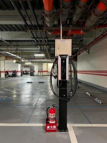 肯鑫電機 - 充電樁-社區公共車位-安裝