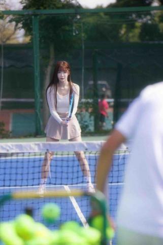 張政輝Jack Chang - Tennis Coach🎾 - Rakuten Girls樂天女孩 - 菲菲 網球課初體驗