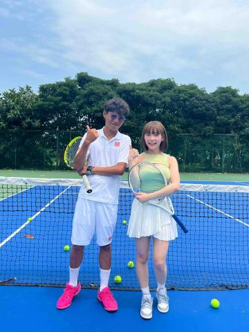 張政輝Jack Chang - Tennis Coach🎾 - 味全龍啦啦隊 - 李芷霖 網球初體驗