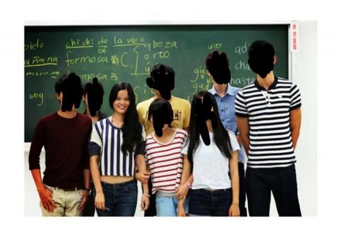 Jo - 於政大西語自學班（初級）擔任講師（教材自編）