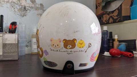 業餘工具人 - 安全帽清洗前