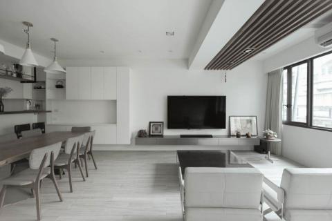 大造設計有限公司 - 優雅極簡的現代風50年老透天設計整修．