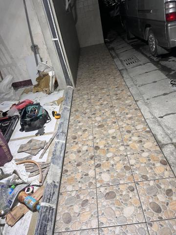 UN磁磚工程室 - 室外地板硬底施工