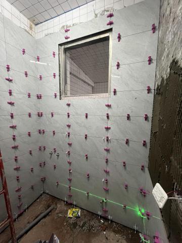 UN磁磚工程室 - 浴室牆面30x60硬底施工