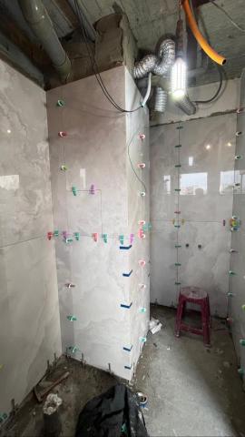 UN磁磚工程室 - 60x120全間牆面硬底施工