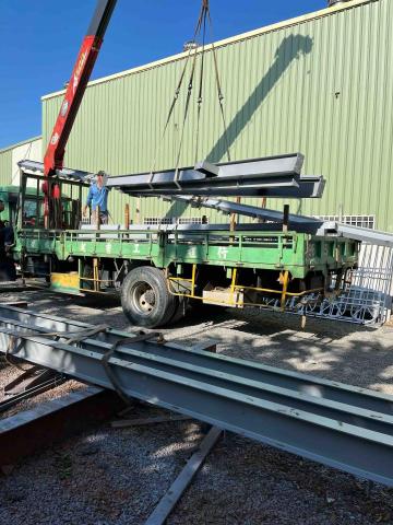 勤豐工程行 - 廠房H鋼骨施作