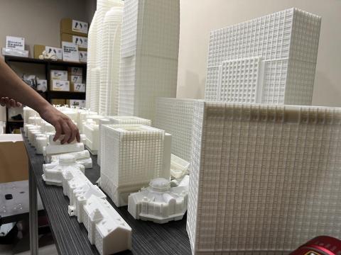 陳慈賢 - 知名建築樣品建模_3D列印輸出