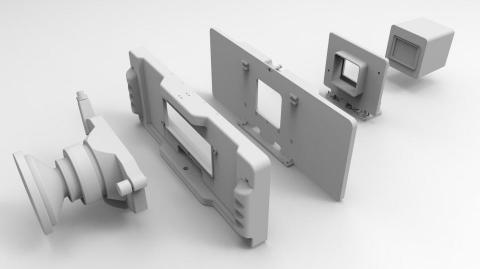 陳慈賢 - 數位相機結構設計_3D結構圖