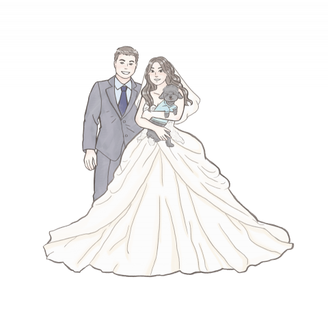 薩摩獺獺 - 婚禮似顏繪