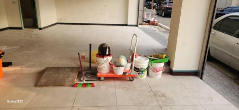 秝研油漆 防水工程 - 楊梅店面整理，施工中