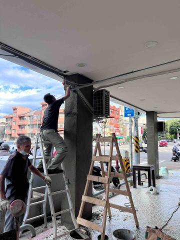 順富工程行（居家修繕》 - 水泥柱抹平