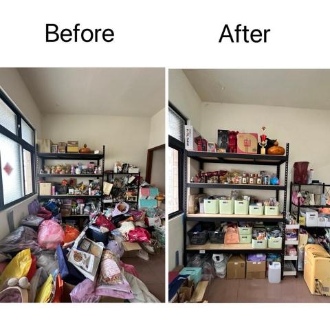 簡x空間整理收納 - 斷捨離大量雜物
將原有的收納空間重新定位