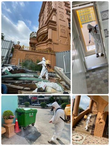 榮輔企業股份有限公司 - 商辦大樓消毒現場實照