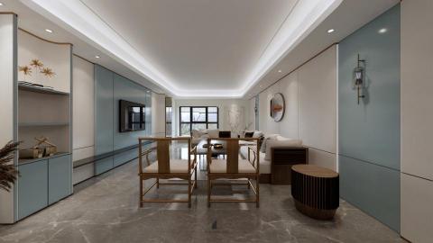 合易居所室內設計 - 新中式設計-客廳