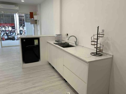 美庭廚具股份有限公司 - 石英石檯面，抽屜型烘碗機