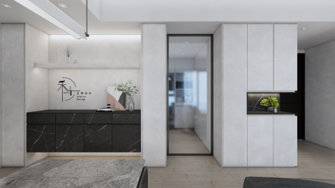 禾十設計 - 現代簡約｜沈穩雅致｜靜謐與自由的交織 | 19坪 | 預售屋