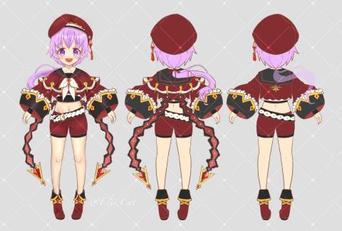 E.G.工作室 - 角色設計三視圖 E.G.工作室 - 角色設計三視圖