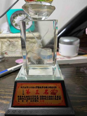 吳景嘉 - 比賽的獎盃